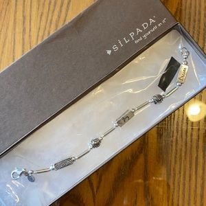 Silpada bracelet, Hope, Joy & Dream, lobster clasp